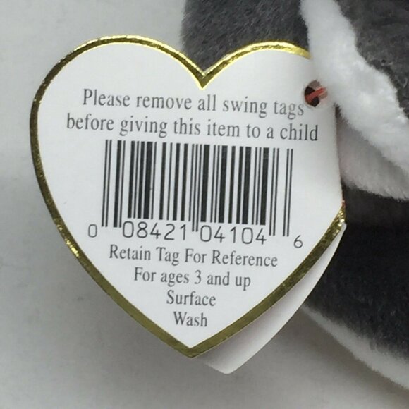 Ty Beanie Baby Nanook Dog Plush Stuffed Animal Retired W Tag November 21 1996 - Picture 10 of 10